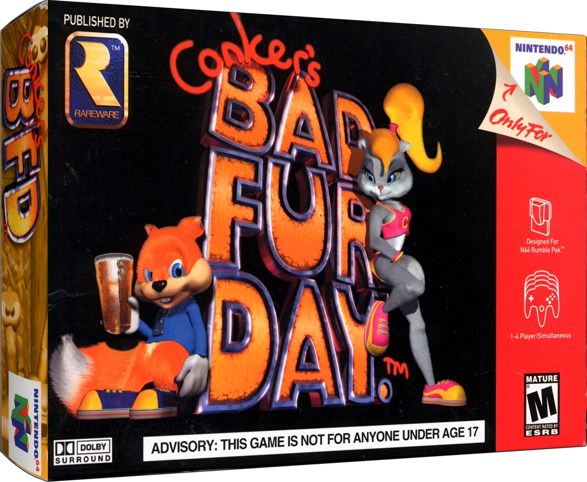 Conker's Bad Fur Day box art