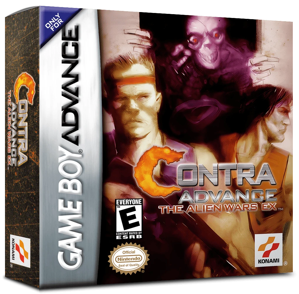 Contra Advance: The Alien Wars EX box art