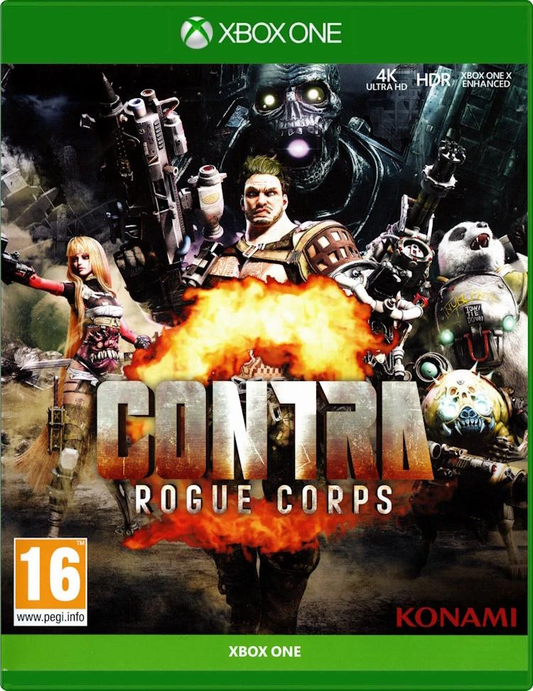 Contra Rogue Corps box art