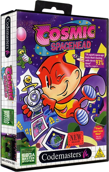 Cosmic Spacehead box art
