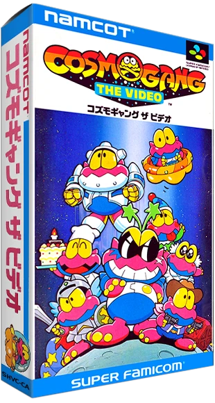 Cosmo Gang: The Video box art