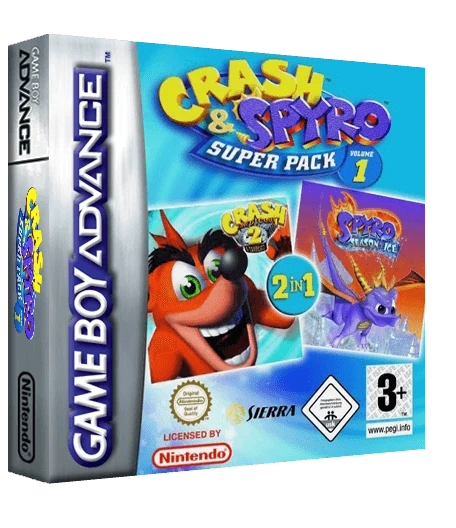 Crash & Spyro Super Pack Volume 1 box art