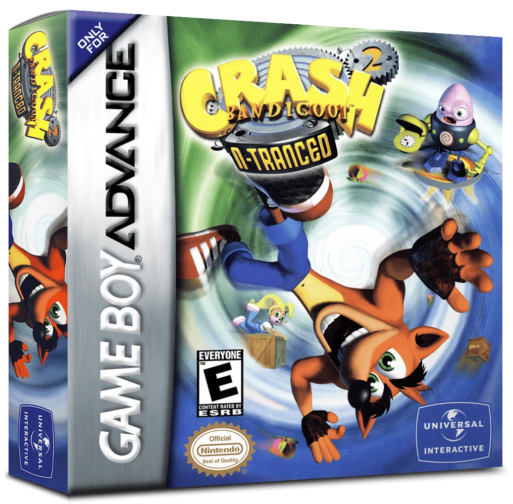 Crash Bandicoot 2 N-tranced box art