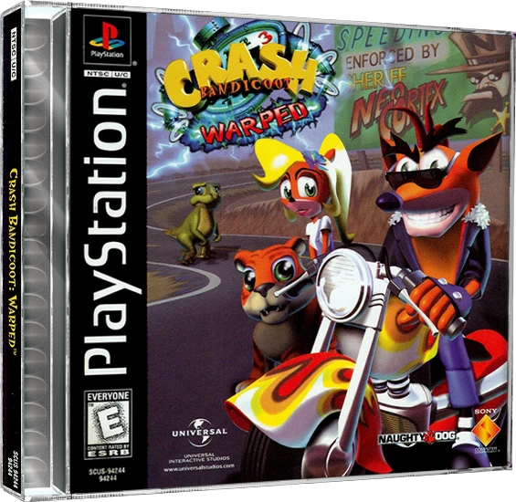 Crash Bandicoot 3 Warped box art