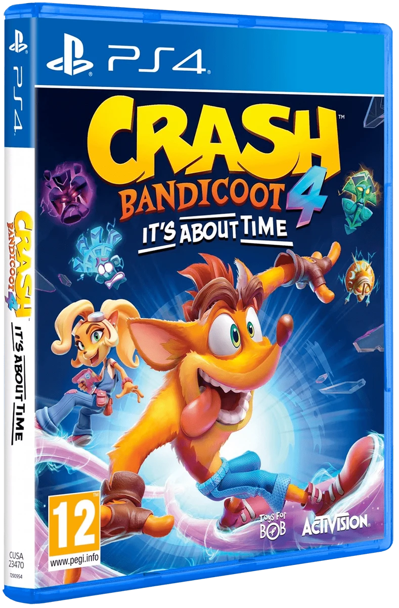 Crash Bandicoot 4: It's About Time box art