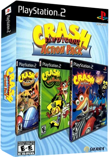 Crash Bandicoot Action Pack box art