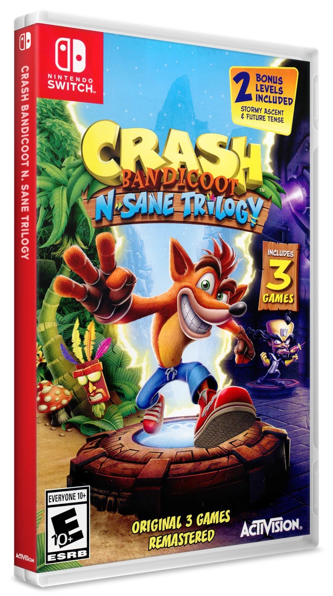 Crash Bandicoot N. Sane Trilogy box art