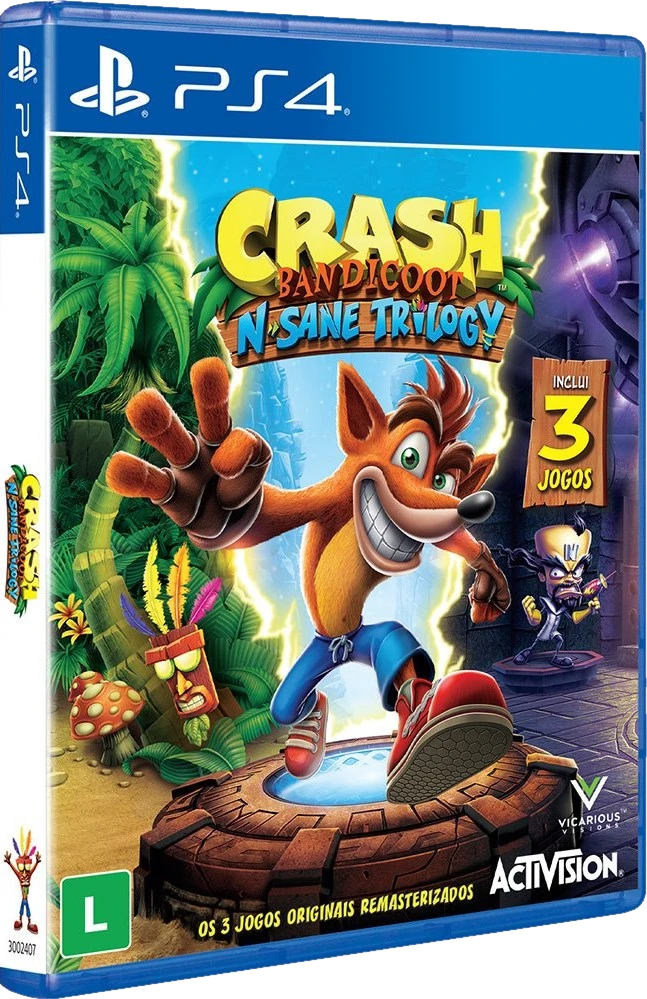 Crash Bandicoot N. Sane Trilogy box art