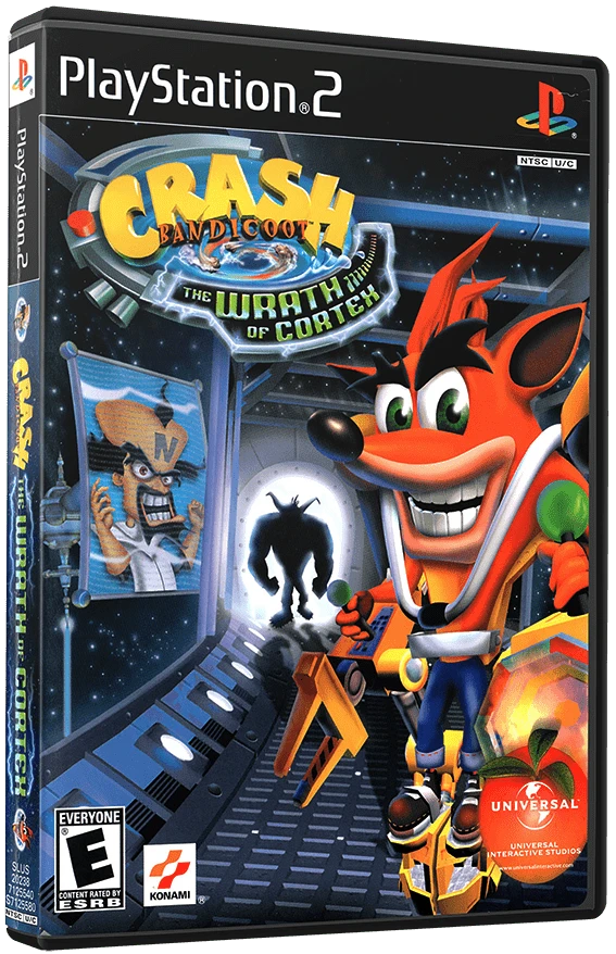 Crash Bandicoot The Wrath of Cortex box art