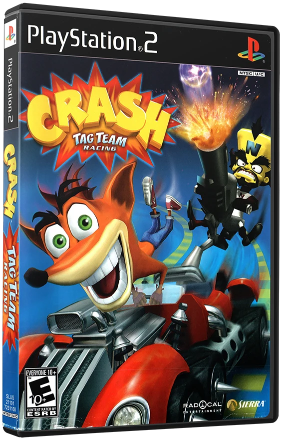 Crash Tag Team Racing box art