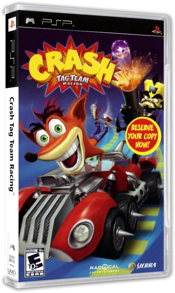 Crash Tag Team Racing box art