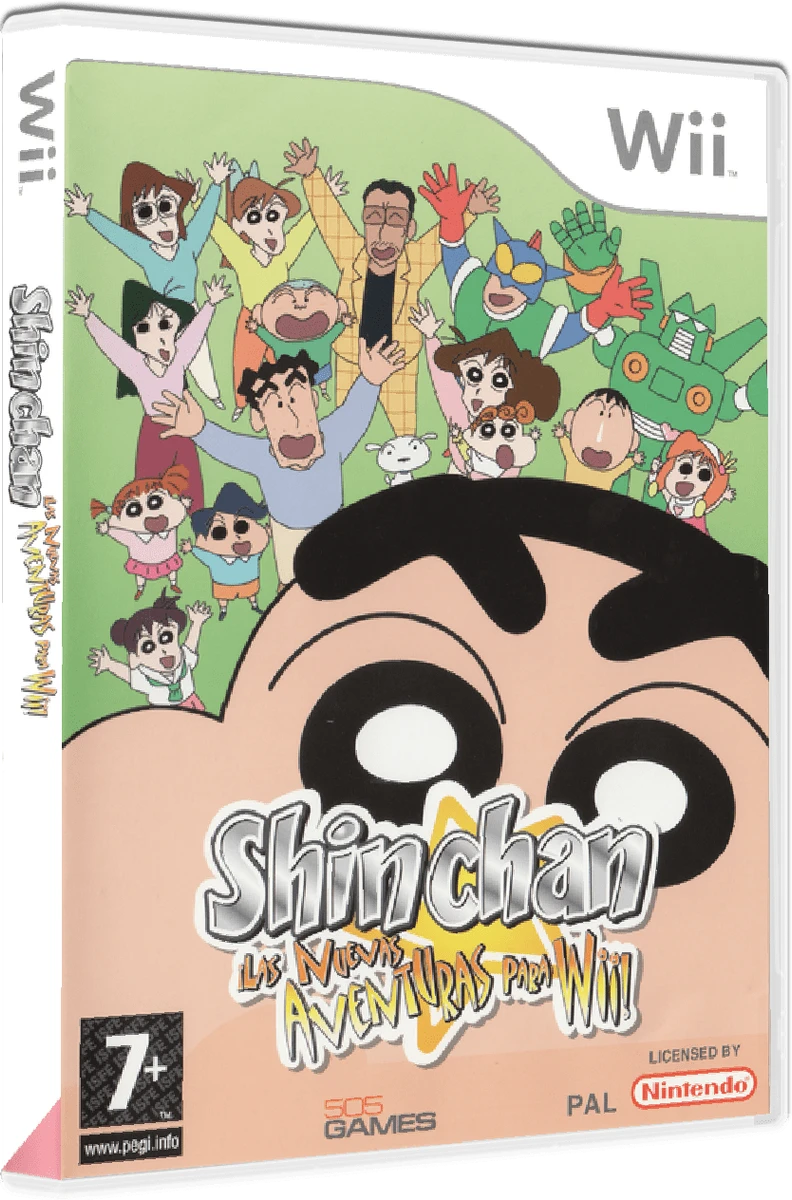 Crayon Shin-Chan: Saikyou Kazoku Kasukabe King Wii box art
