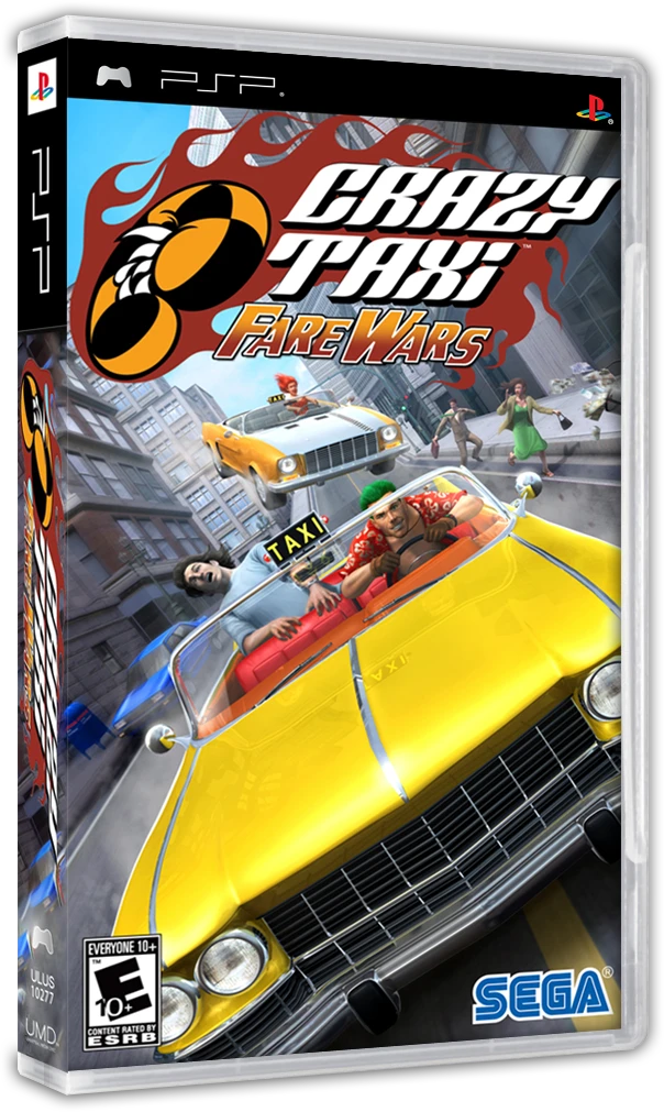 Crazy Taxi Fare Wars box art