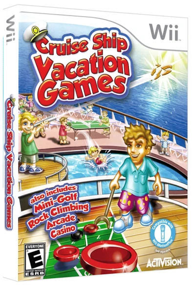 Cruise Ship Vacation Games box art