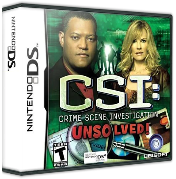 CSI: Crime Scene Investigation Unsolved box art