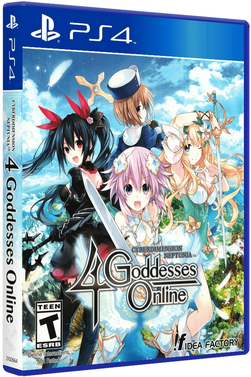 Cyberdimension Neptunia: 4 Goddesses Online box art