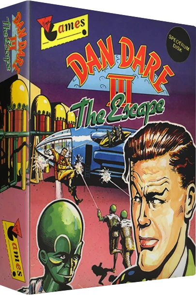 Dan Dare III: The Escape box art