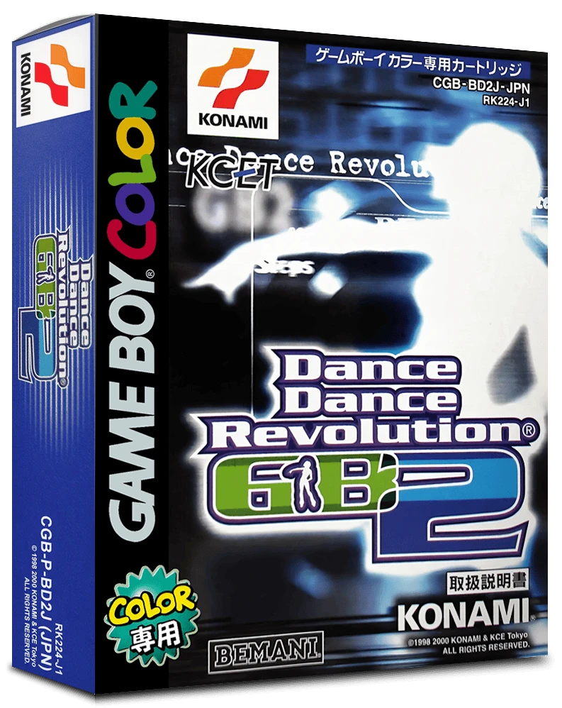 Dance Dance Revolution GB 2 box art