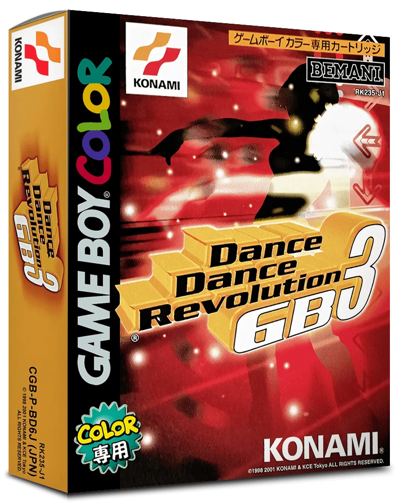Dance Dance Revolution GB 3 box art