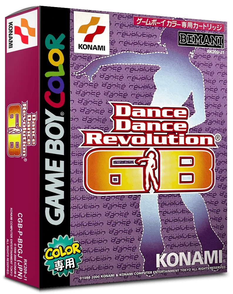 Dance Dance Revolution GB box art