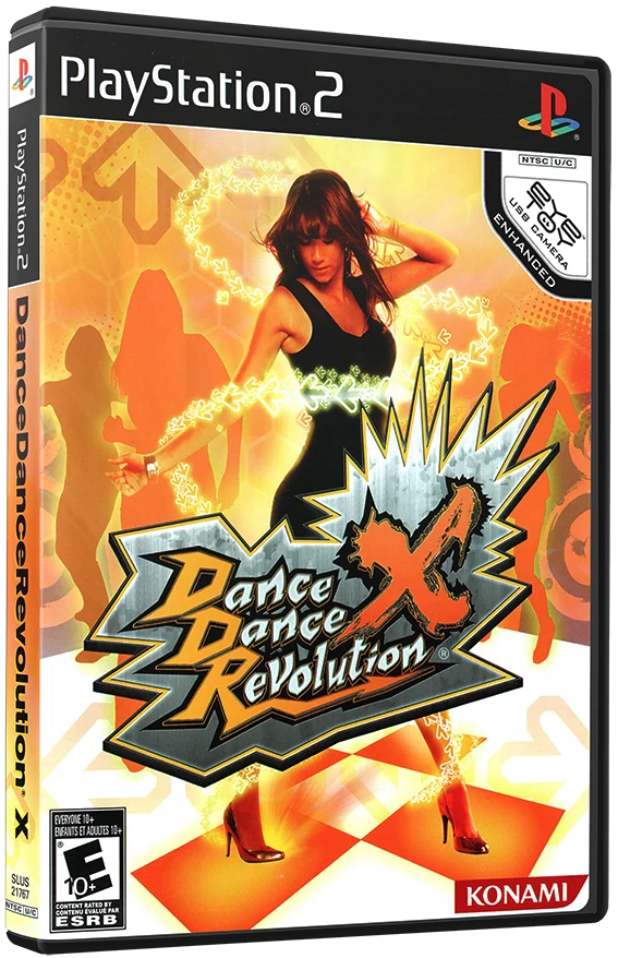 Dance Dance Revolution X box art