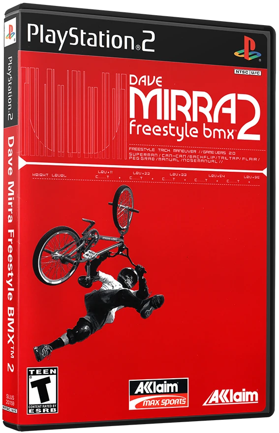 Dave Mirra Freestyle BMX 2 box art