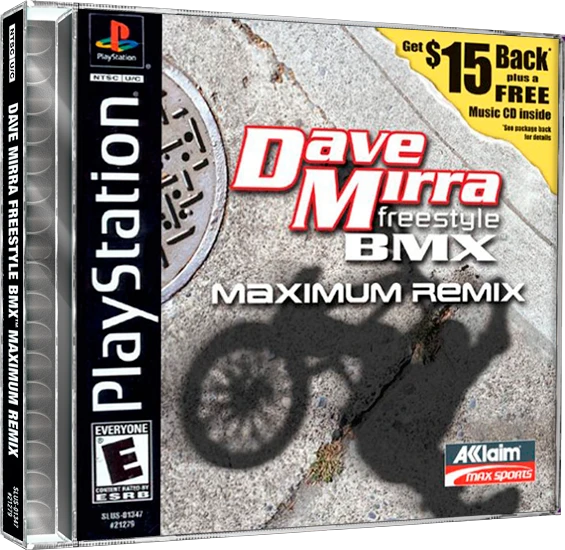 Dave Mirra Freestyle BMX Maximum Remix box art