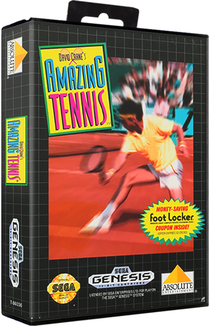 David Crane's Amazing Tennis box art