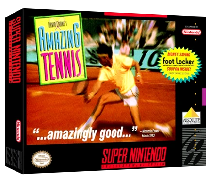 David Crane's Amazing Tennis box art