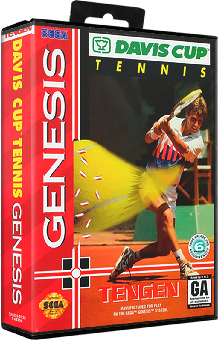 Davis Cup Tennis box art