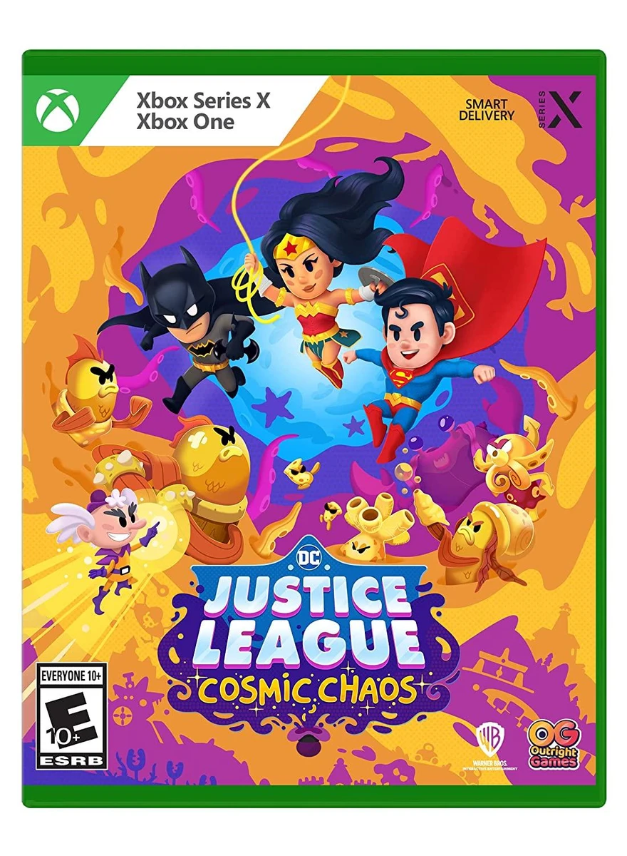 DC's Justice League Cosmic Chaos box art