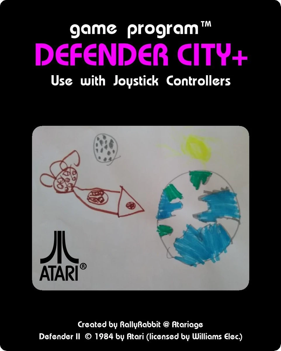 Defender City + [Homebrew] box art