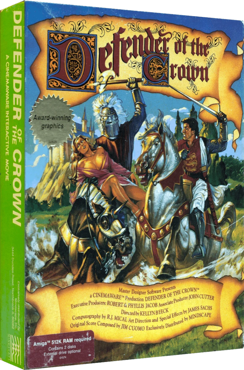 Defender of the Crown box art