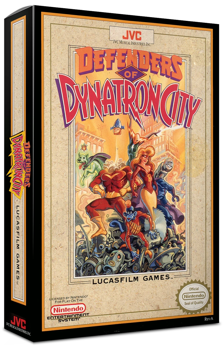 Defenders of Dynatron City box art