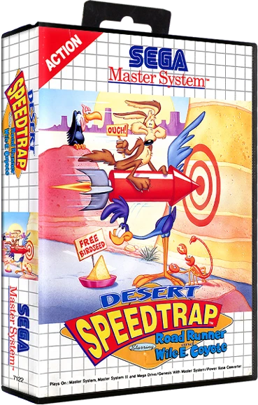 Desert Speedtrap Starring Road Runner and Wile E Coyote box art