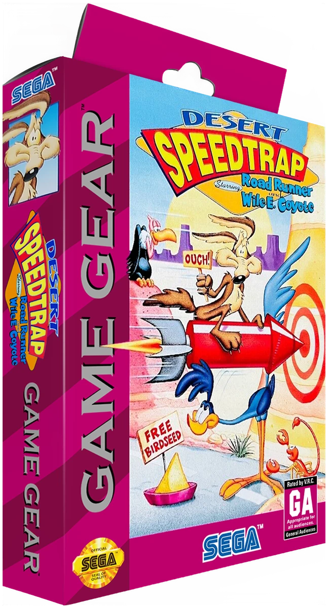 Desert Speedtrap Starring Road Runner and Wile E Coyote box art