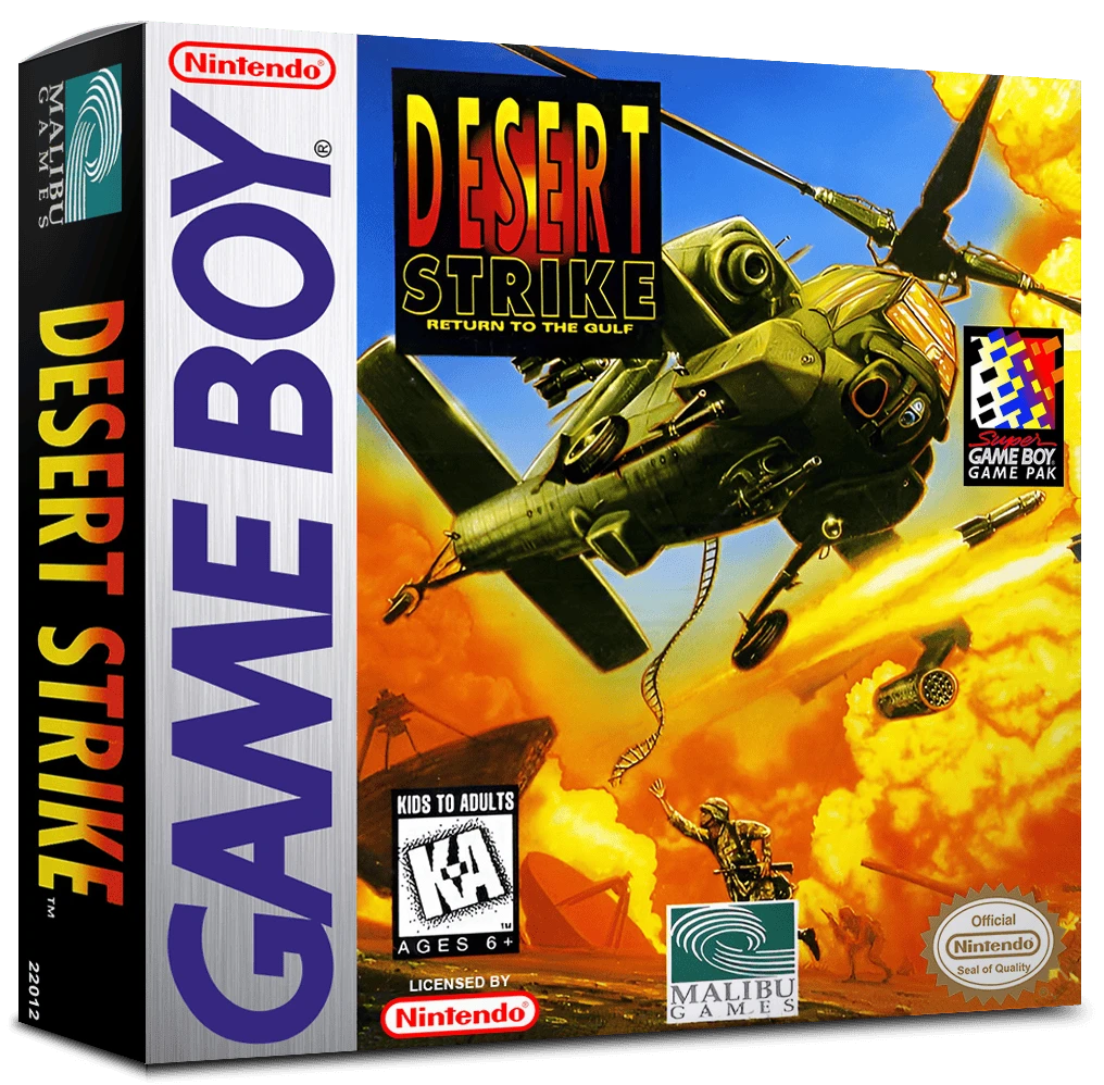 Desert Strike Return to the Gulf box art