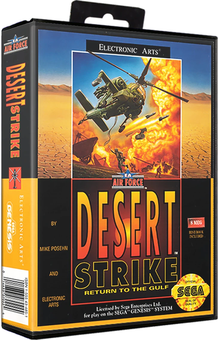 Desert Strike: Return to the Gulf box art