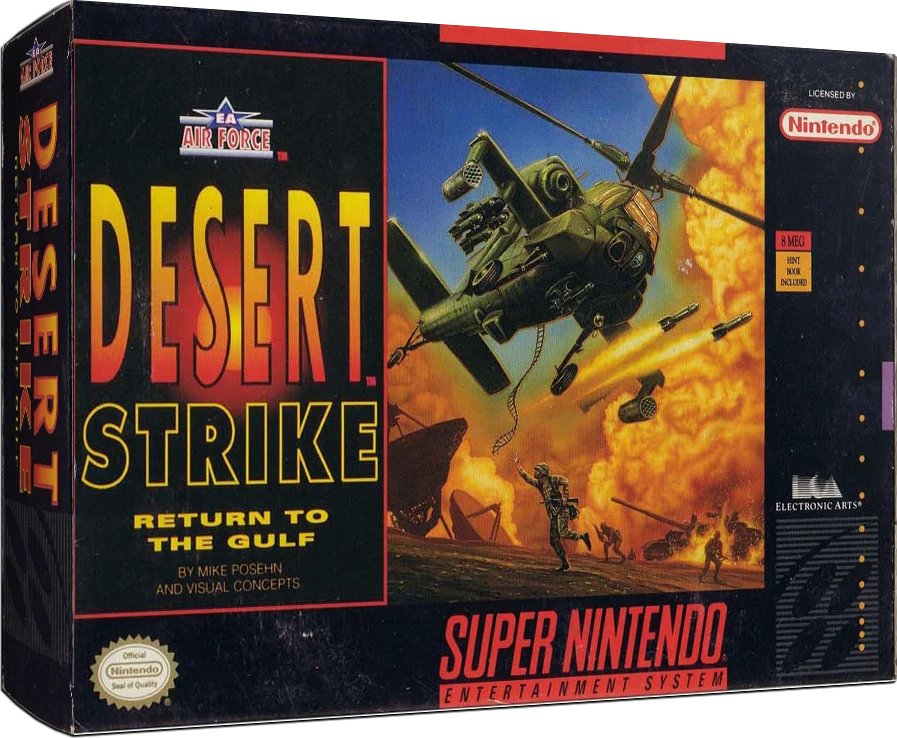 Desert Strike Return to the Gulf box art