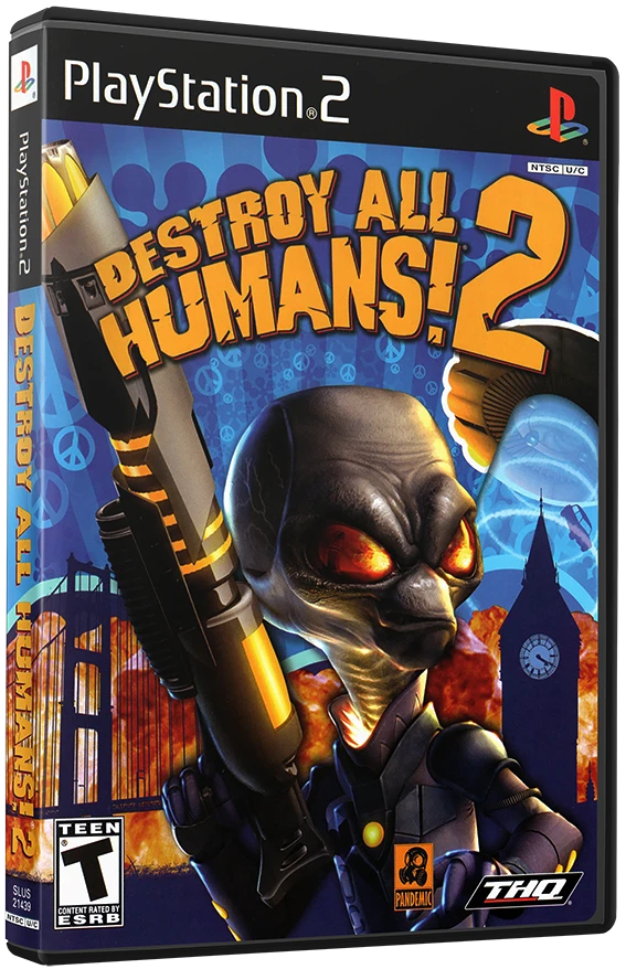 Destroy All Humans 2 box art