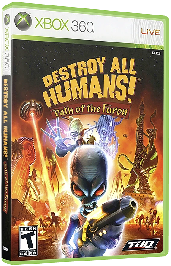 Destroy All Humans: Path of the Furon box art