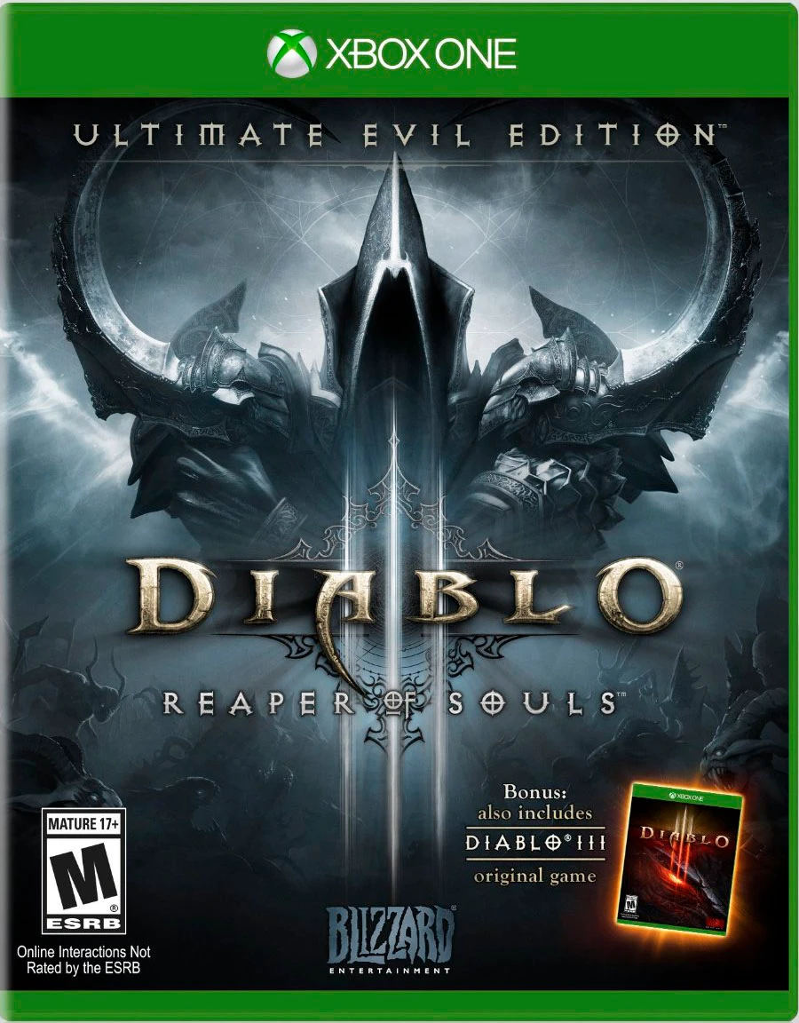 Diablo III Reaper of Souls [Ultimate Evil Edition] box art