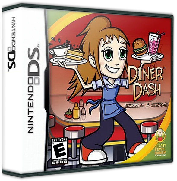 Diner Dash Sizzle and Serve box art