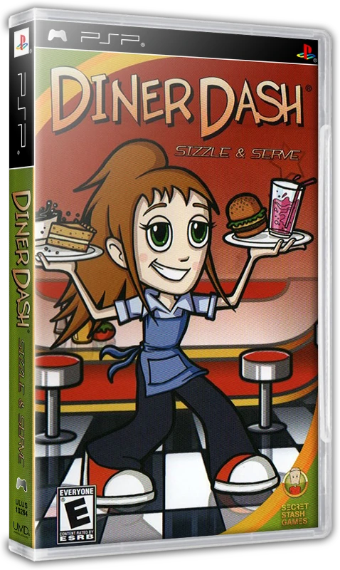 Diner Dash Sizzle and Serve box art