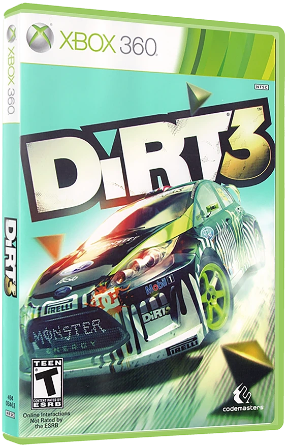 Dirt 3 box art