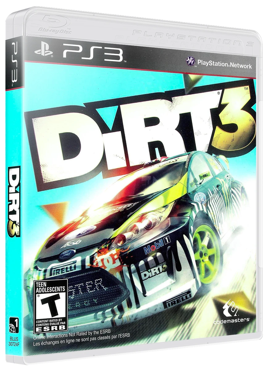 Dirt 3 box art