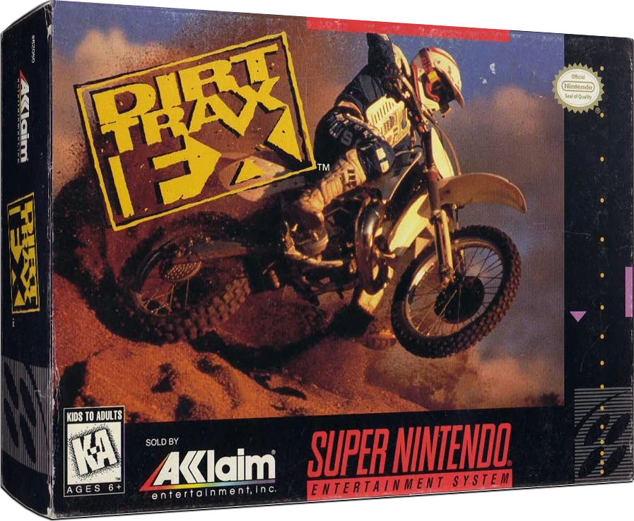 Dirt Trax FX box art