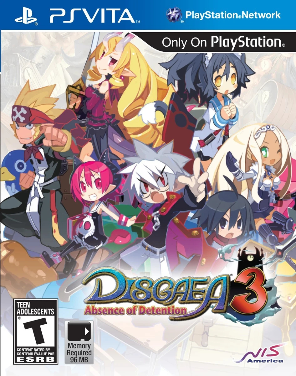 Disgaea 3 Absence of Detention box art