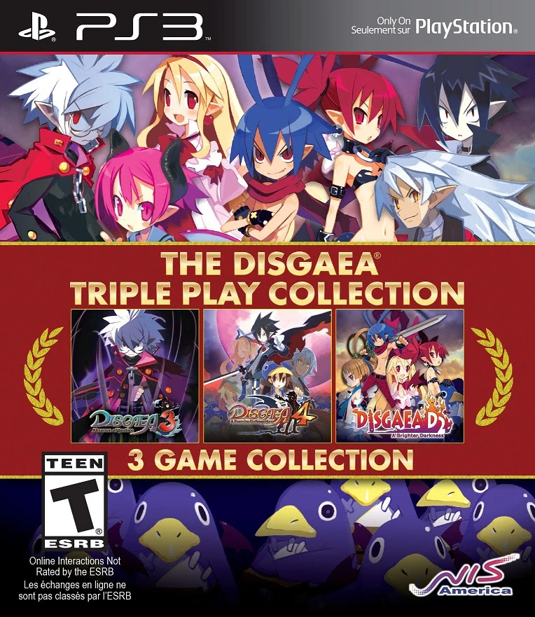 Disgaea Triple Play Collection box art