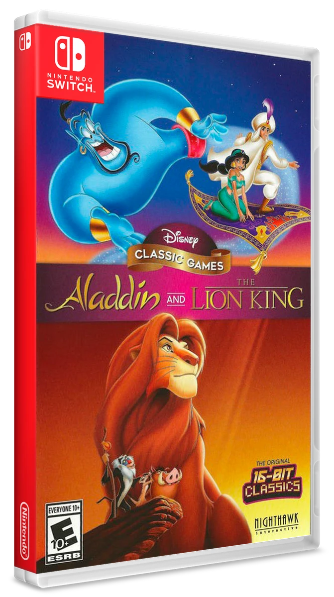 Disney Classic Games: Aladdin and The Lion King box art